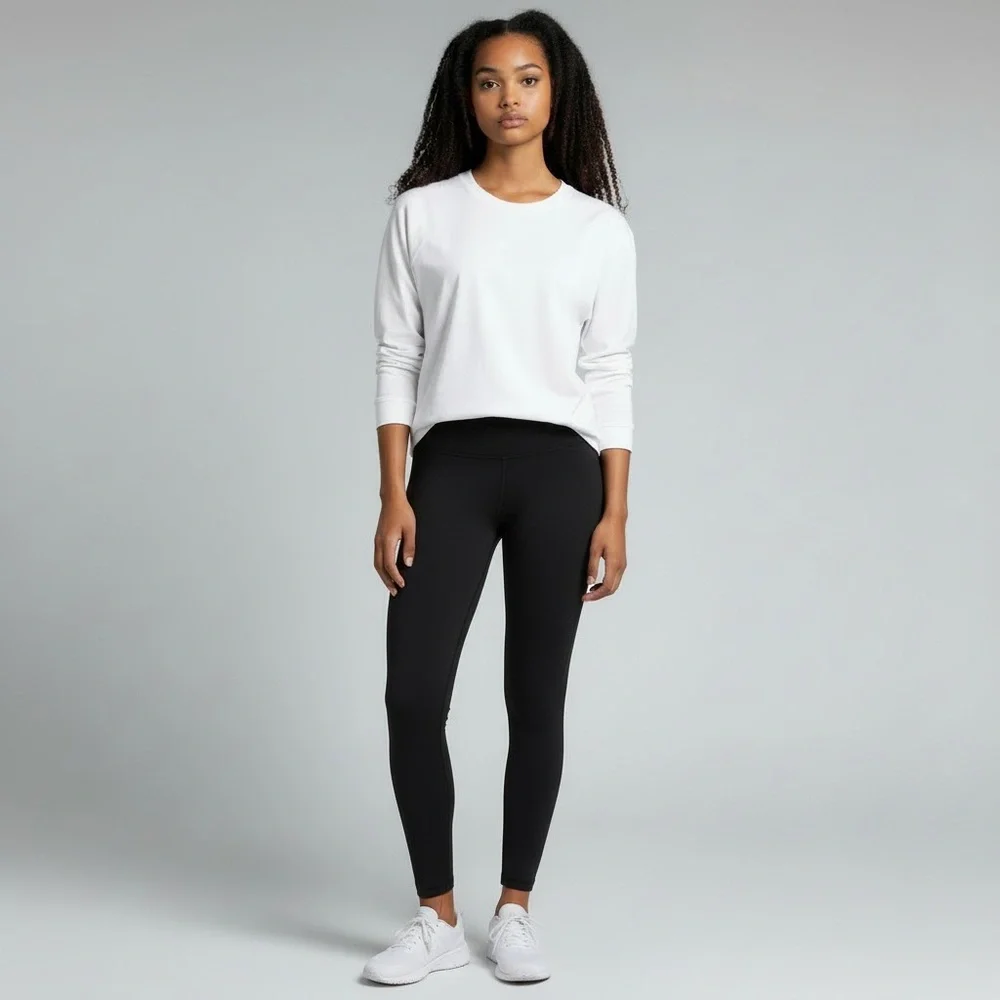 J.Crew Vintage Fleece White Cropped Sweatshirt Large